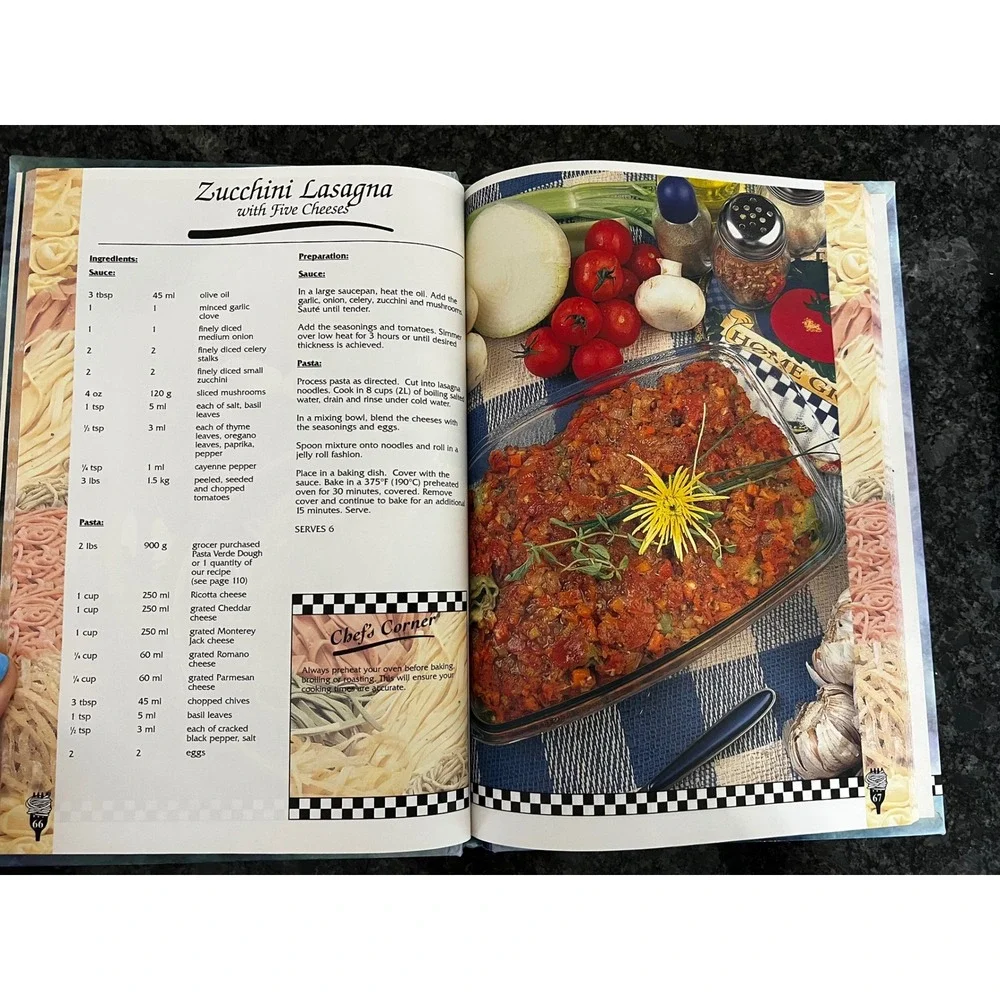 The Original Pizza & Pasta Cookbook Ron‎ Kalenuik Recipes Food Cooking 1997